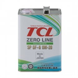 Моторное масло TCL ZERO LINE 0W-20 SP/GF-6 синт 4л