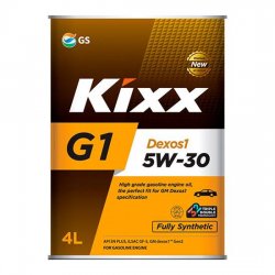 Моторное масло KIXX G1 5W-30 API SN Plus/GF-5 GM dexos1™ Gen2  синт 4 л
