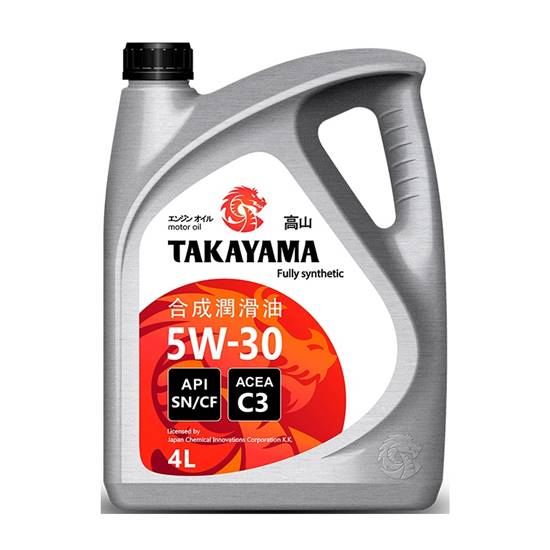 Моторное масло TAKAYAMA 5W-30 SN/CF C3 синт 4 л