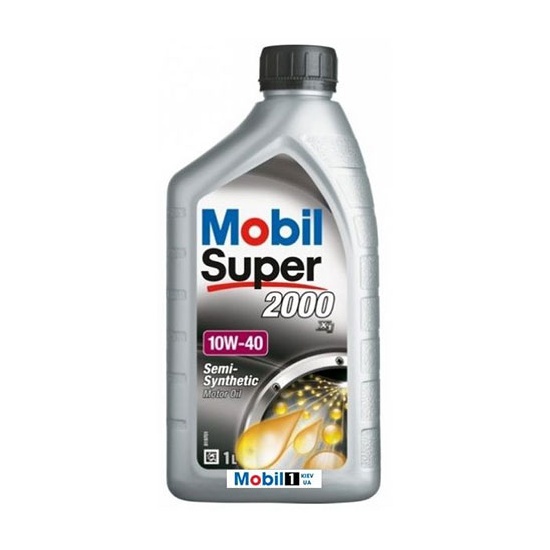 Моторное масло MOBIL СУПЕР 2000Х1 полусинтетическое 10W40 1л