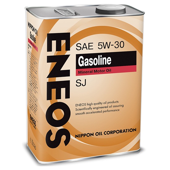 Моторное масло ENEOS GASOLINE SJ 5W30 4 Л