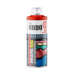 Эмаль RAL для металлочерепицы и профнастила KUDO KU-03003R рубиново-красный