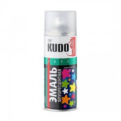Эмаль флуоресцентная KUDO KU-1206 флуоресцентная оранж-красн