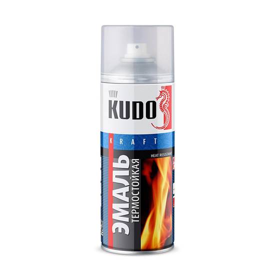 Эмаль термостойкая KUDO KU-5002 ЧЕРНАЯ