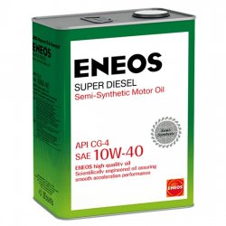 Моторное масло ENEOS CG-4 10W40 Diesel Super полусинт 4Л