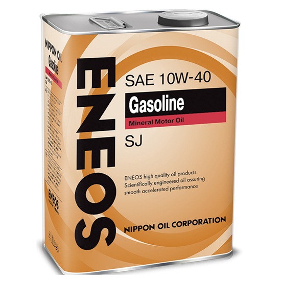 Моторное масло ENEOS GASOLINE SJ 10W40 4 Л