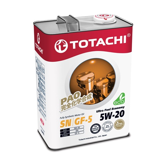 Моторное масло TOTACHI ULTRA FULLY SYNTHETIC 5W20 SN 4л