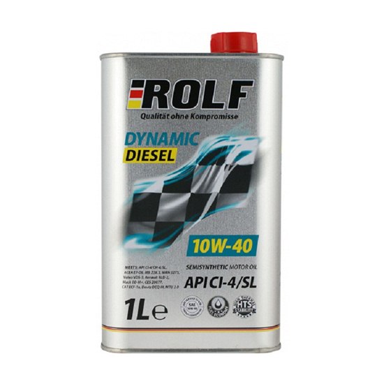 Моторное масло ROLF DINAMIC DIESEL 10W40 П/С 1Л