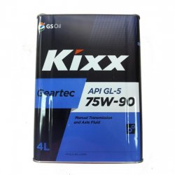 Трансмиссионное масло KIXX GEARTEC GL-5 75W90  4Л