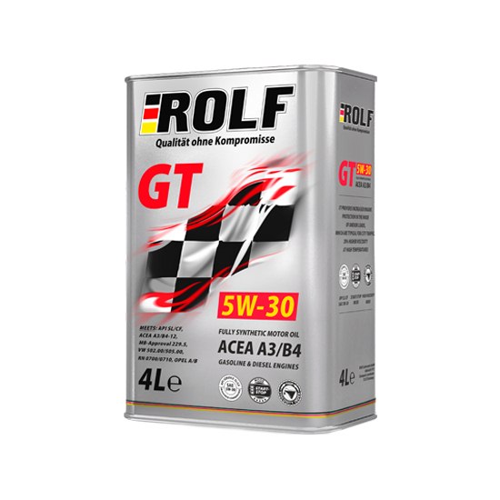 Моторное масло ROLF GT 5W30 SN/CF  4Л