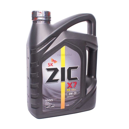Моторное масло ZIC X7 FE 0W20  4Л
