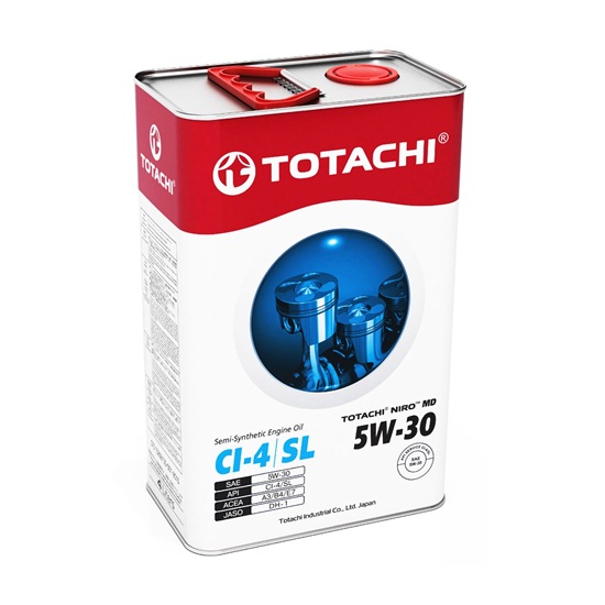 Моторное масло TOTACHI NIRO MD SEMI-SYNTHETIC 5W30 CI-4/SL  4л