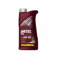 Моторное масло MANNOL TDI DIESEL SAE 5W30 1Л(common rail)