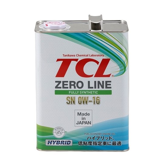 Моторное масло TCL ZERO LINE 0W16 SN 4Л