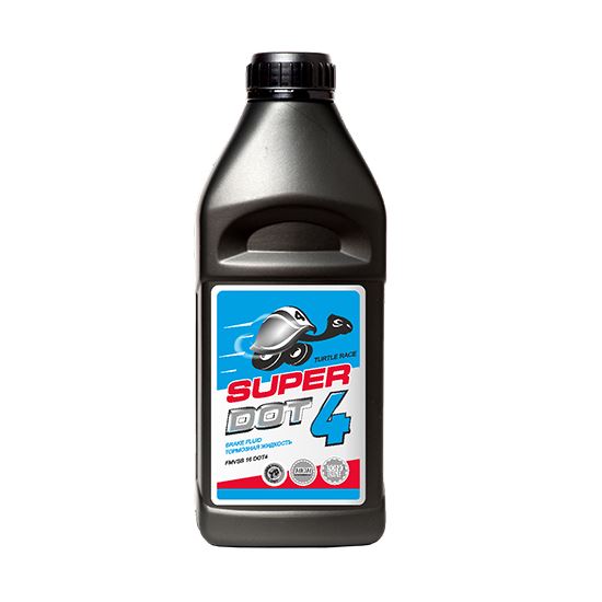 Тормозная жидкость TURTLE RACE SUPER DOT-4  455 Г