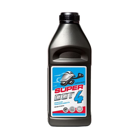 Тормозная жидкость TURTLE RACE SUPER DOT-4  910 Г