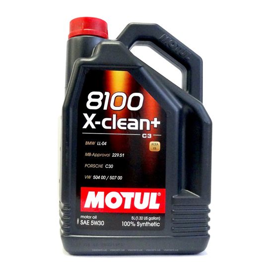 Моторное масло MOTUL  8100 X-CLEAN+ 5W30 5л