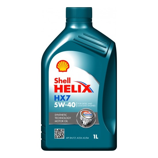 Моторное масло SHELL HELIX HX7 5W40 SN/A3/B4  П/С  1л