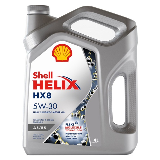 Моторное масло SHELL HELIX HX8 5W30 FULLY SYNTETIC A5/B5 4л