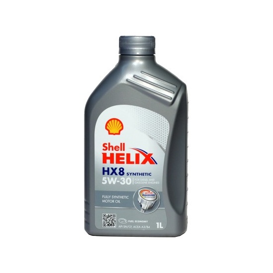 Моторное масло SHELL HELIX HX8 5W30 FULLY SYNTETIC SN/CF A3/B4 1л