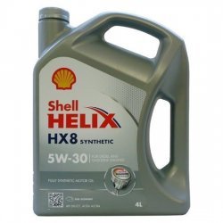 Моторное масло SHELL HELIX HX8 5W30 FULLY SYNTETIC SN/CF A3/B4 4л