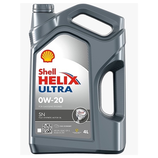 Моторное масло SHELL HELIX ULTRA 0W20 SN A1/B1 4л