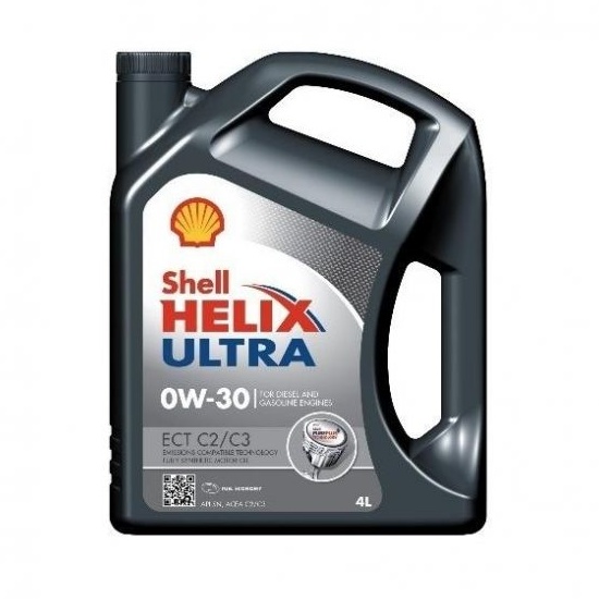 Моторное масло SHELL HELIX ULTRA ECT C3 0W30 SN 4л