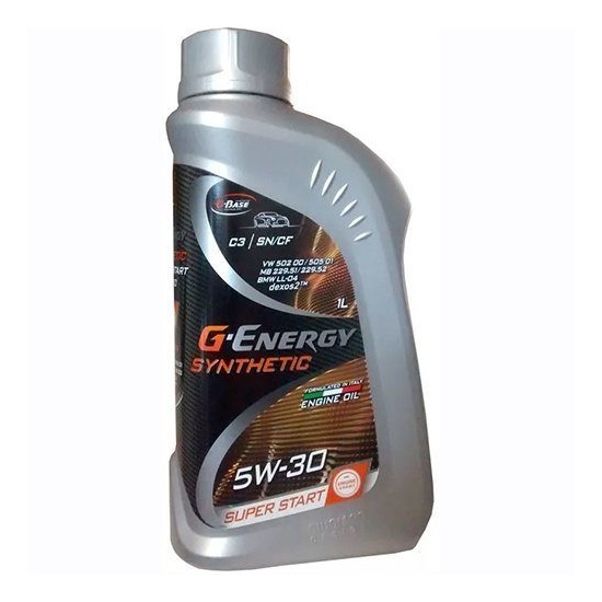 Моторное масло G-ENERGY Synthetic Super Start 5w30 SN/CF C3 1л