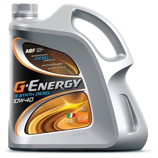 Моторное масло  G-ENERGY S Synth Diesel 10w40 синт  4л