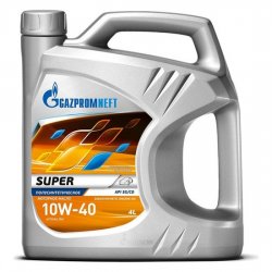 Моторное масло GAZPROMNEFT Super 10w40 SG/CD п/синт 4л
